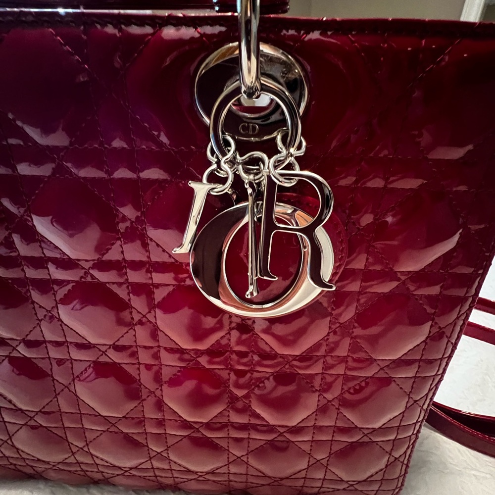 💯 % Authentic Dior Red. Silver Hardware. - Picture 8 of 13